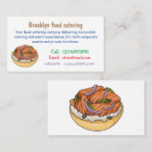 サーモンベーグル漫画イラストレーション 名刺 (正面/裏面)