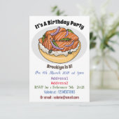 サーモンベーグル漫画イラストレーション 招待状 (スタンド正面)