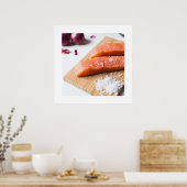 サーモンポスター ポスター (キッチン)