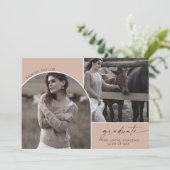 サーモンモダンサーモン研究科3写真卒業 案内状 (スタンド正面)