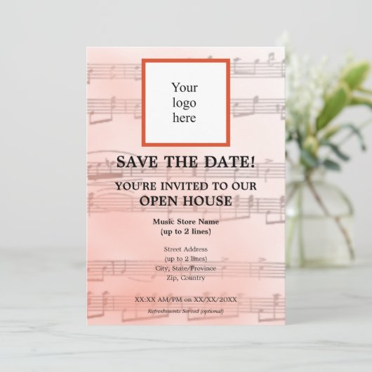 サーモンローカルミュージックストアIロゴオープンハウス セーブザデート (スタンド正面)