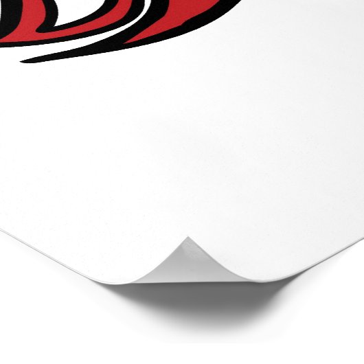 サーモン二匹 ポスター (角)