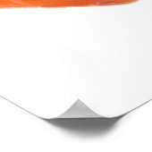 サーモン寿司が大好き！ ポスター (角)