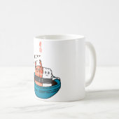 サーモン寿司で楽しもう  コーヒーマグカップ (正面右)