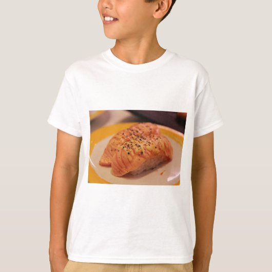 サーモン寿司日本料理おいしいまいうーマヨ Tシャツ (正面)