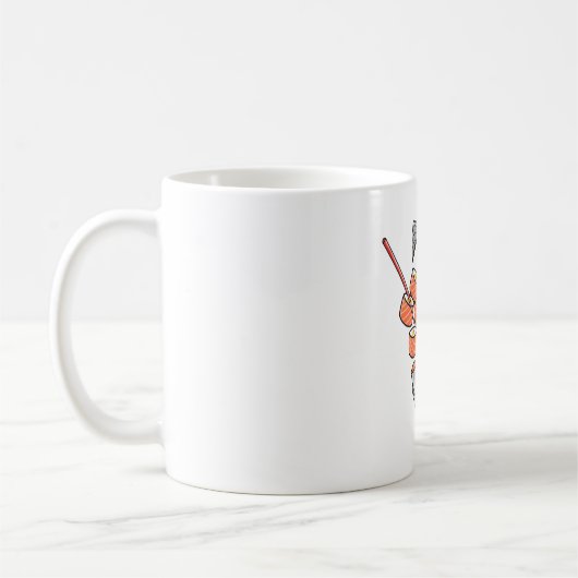 サーモン寿司 コーヒーマグカップ (左)