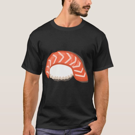 サーモン寿司 Tシャツ (正面)