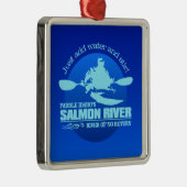 サーモン川（青） メタルオーナメント (右)