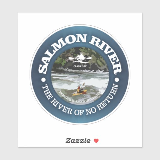 サーモン川(c) シール (シート)