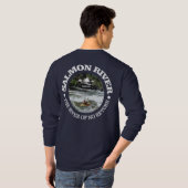 サーモン川(c) tシャツ (裏面フル)