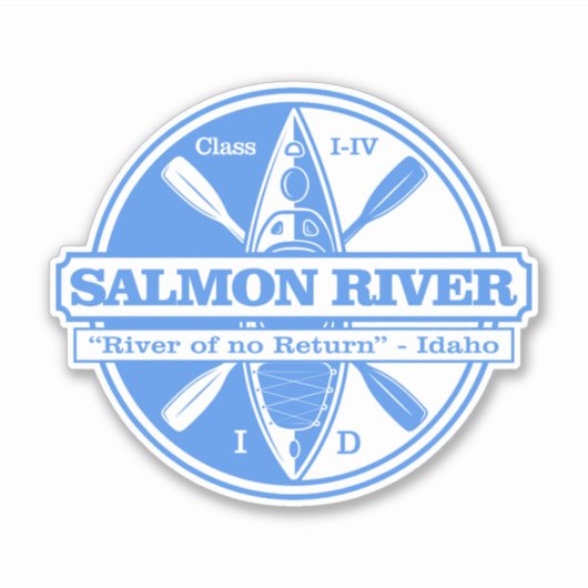 サーモン川(K3) シール (正面)