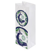 サーモン抱き枕 ワインギフトバッグ (裏面アングル)