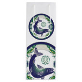 サーモン抱き枕 ワインギフトバッグ (正面)