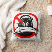 サーモン泥棒ボート枕 クッション (ブランケット)