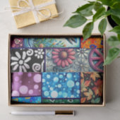 サーモン熱狂するキルトフローラのお洒落分離 薄葉紙 (ギフト)