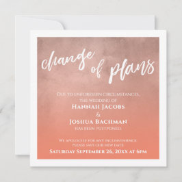 サーモン結婚が計画カードを延期 招待状