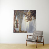 サーモン魚釣りオンザカプディアックアルバートビエルシュタット タペストリー (インサイチュ(横))