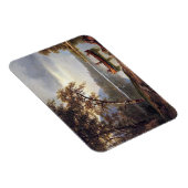 サーモン魚釣りオンザカプディアックアルバートビエルシュタット マグネット (右側)