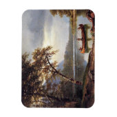 サーモン魚釣りオンザカプディアックアルバートビエルシュタット マグネット (縦)