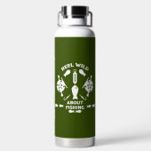 サーモン魚釣りカナダ ウォーターボトル (背面)