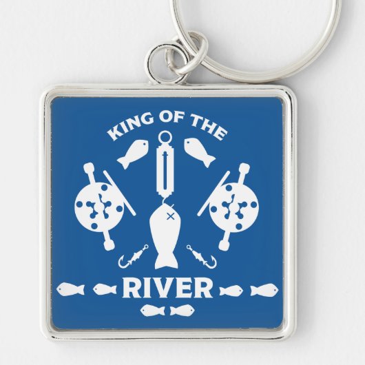 サーモン魚釣りカナダ キーホルダー (正面)