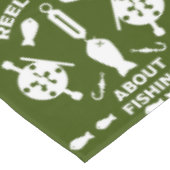 サーモン魚釣りカナダ テーブルクロス (アングル)