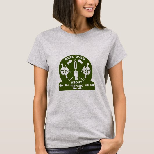 サーモン魚釣りカナダ Tシャツ (正面)
