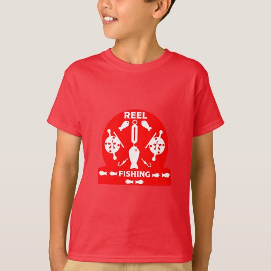サーモン魚釣りカナダ Tシャツ (正面)