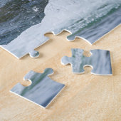 サーモン魚釣りグリズリーベア ジグソーパズル (側面)