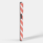 サーモン アジアン ムード イカット チェブロン Case-Mate iPhoneケース (裏面 / 右)