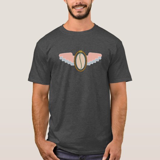 サーモン・ウィング飛んでいる・モンスターゾンビ・ウイルス Tシャツ (正面)
