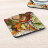 サーモン 刺身 サラダ 日本食 海鮮 コースター (左側)