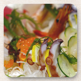 サーモン 刺身 サラダ 日本食 海鮮 コースター