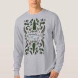 サーモンPNW自然モミのシダの果実のフォーエイジング饗宴 Tシャツ<br><div class="desc">このデザインに自分の文字カスタマイズを追加する。私の店に行っておもしろいデザインを増や連絡すか私のカスタム仕事を！感謝!@shoshannahscribblesのインスタグラムにもラベルして下さい！感謝してい!:)</div>