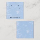 サーラスクラウドジュエリー表示カード スクエア名刺 (正面/裏面)