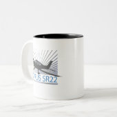 サーラスSR22 ツートーンマグカップ (正面左)