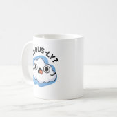 サーラッおもしろいク天気サーラス雲パン コーヒーマグカップ (正面左)