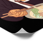 サーラマンラメンステッカー ポスター (角)