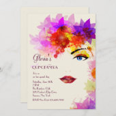 サーラン・ワン 15歳誕生日パーティー招待状 招待状 (正面/裏面)