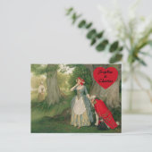 サーリング・ジェームズ・ドロモゴール・リントンによる「プロポーズ」 ポストカード (スタンド正面)