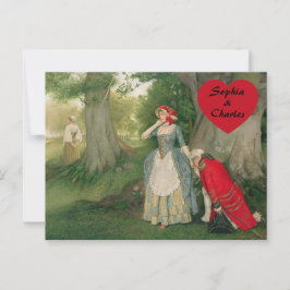 サーリング・ジェームズ・ドロモゴール・リントンによる「プロポーズ」 ポストカード
