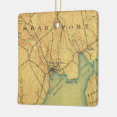 サールポートメインの地図1915 セラミックオーナメント (左)