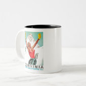 サーヴィニアンテージポスター ツートーンマグカップ (正面左)