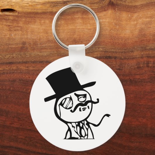 サー感じミーム漫画のように キーホルダー (正面)