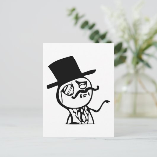 サー感じミーム漫画のように ポストカード (スタンド正面)