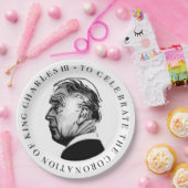 サー祝バル王の戴冠式 ペーパープレート (パーティー)