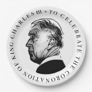 サー祝バル王の戴冠式 ペーパープレート