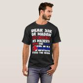 サー親愛またはマダムはキューバに立ち上がる Tシャツ (正面フル)