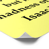 サー・アイザック・ニュートン引用文 ポスター (角)