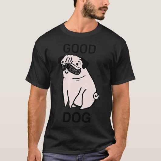 サー・アーリントン・パグ Tシャツ (正面)